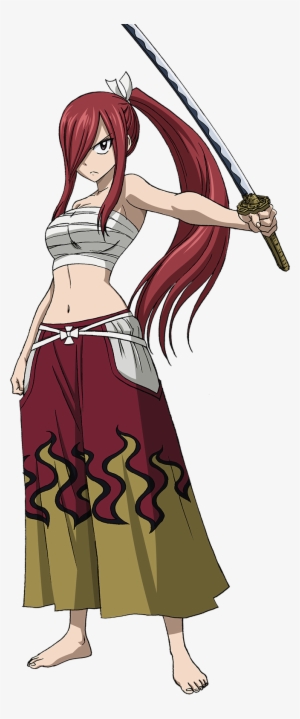 Cauldron Drawing Anime - Fairy Tail Erza Samurai #742046