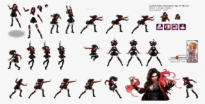 Click To View Full Size - Scarlet Witch Sprite Sheet #742049