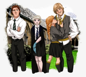 25 Disney Characters As Hogwarts Students Mashup Art - Disney Characters In Hogwarts #742481