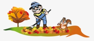 Png Royalty Free Stock Fall Cleanup Service Leaf Raking - Estacions De L Any #742514