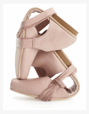 Ana, Blush Pink Leather Ballerina Shoes - Tamarshalem Blush Leather Ballerina Shoes, Pink Ballerina #742935