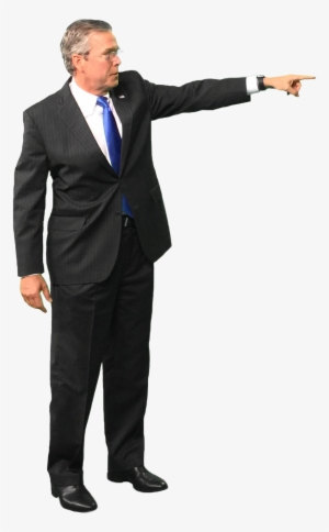 Jebbush - Person Pointing Transparent Background #743173