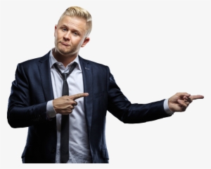 Clint Pointing To The Right - Person Pointing Out Png #743327