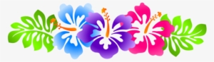 Png Black And White Stock File Clip Art Free Hibiscus - Hawaiian Flower ...