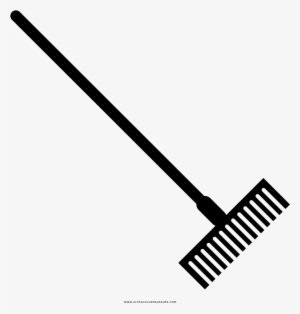 Rake Coloring Page - Rake Png Icon #743839