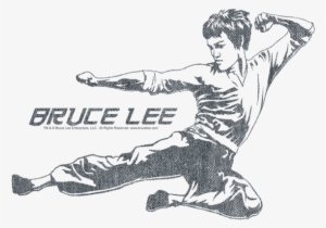 28 Collection Of Bruce Lee Kicking Drawing - Bruce Lee Kicking Drawing #743991
