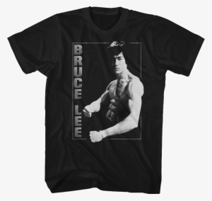 Flexing Bruce Lee T-shirt - Bruce Lee T Shirt #744357