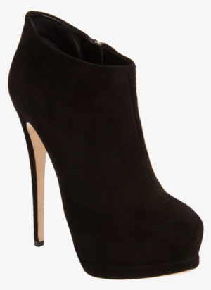 Simple Black Ankle Boots Heels Platform Vogue - Zapatos Tacon Negro Cerrado #744448