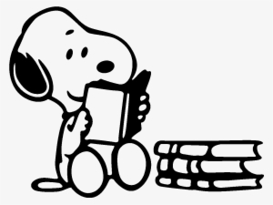 Snoopy Reading Png Royalty Free Library - Snoopy Reading #744538