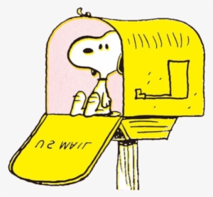 Snoopy Clipart Mail - Snoopy Mail Clipart #744802