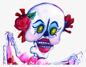 Mexico Of Mariachi Skeleton Hand Drawn Clip - Clip Art #745228