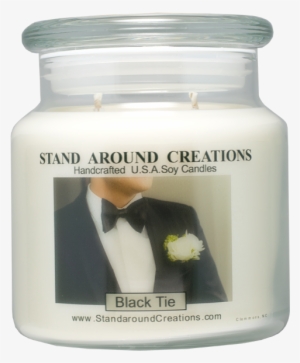 Black Tie Apothecary 16-oz - Premium 100 Soy Apothecary Candle - 16 Oz. - Black #746099