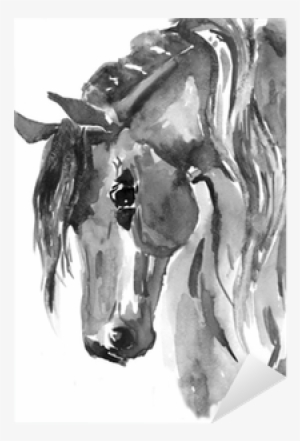 Black-white Watercolor Illustration - Watercolor Painting #746163