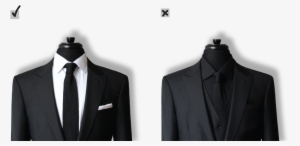 Black On Black - Coat And Tie All Black #746207