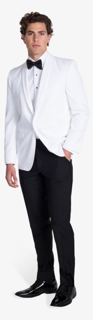 White Tuxedo Dinner Jacket - Tuxedo #746679
