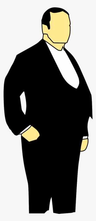 Tux, Sign, Man, Card, Cartoon, Poster, Fat, Postcard - Fat Man Vector Png #746868