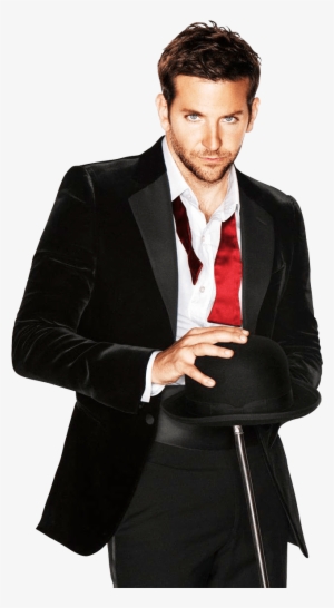 Bradley Cooper Tuxedo And Bowler Hat - Bradley Cooper Png #747066