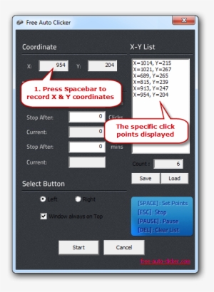 Get Mouse Click Point - Free Auto Clicker 5.3 1 #747135