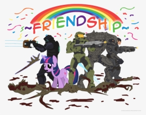 Friendship - Halo Vs My Little Pony #747928
