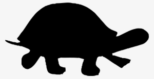 Clipart - Turtle Silhouette Png #748189