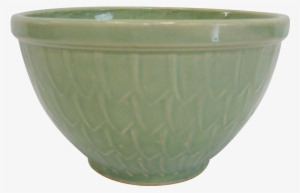 Signed Mccoy Fish Scale Mixing Bowl - Casserole #749054