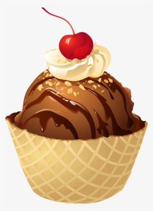 View Full Size - Ice Cream Bowl Clipart #749386