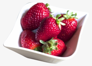 Bowl Filled With Fresh Strawberries Png Image - Strawberry In Bowl Transparent #749431