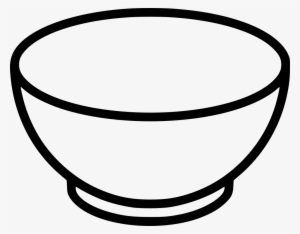 Bowl Comments - Veg White Png Icons #749876