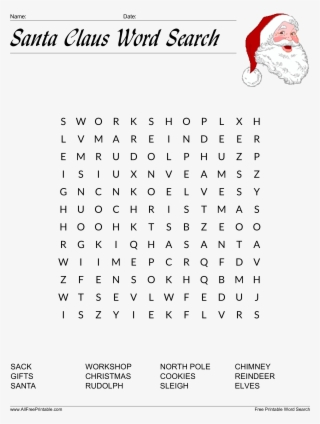 Santa Claus Word Search Main Image #7401631