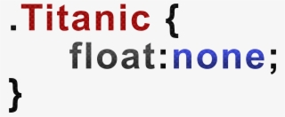 Titanic Css Joke #7401787