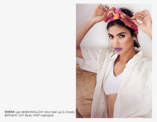 Rania Wearing Colourpop Marshmallow, Birthday Suit, #7403960