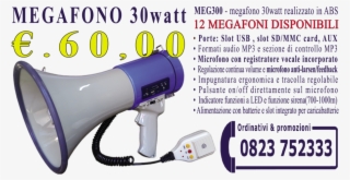 Megafono Processionale Da 30watt #7411483