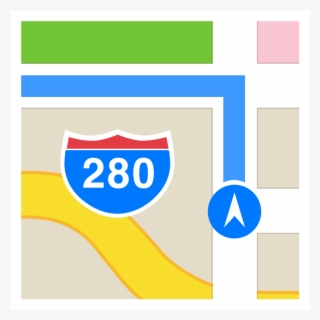Map Iphone Icon Png #7412770