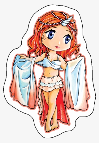 Belly Dancer Goldeen Keychain #7414051