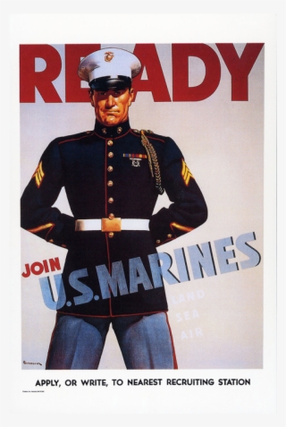 "ready - Join U - S - Marines" Poster - The Marine #7419107
