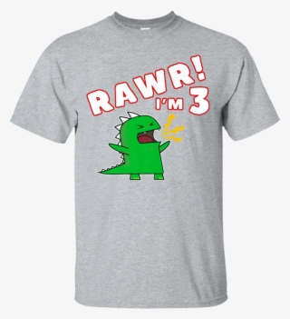 Kids Kids Dinosaur Rawr 3rd Birthday Premium G200 Gildan #7425237