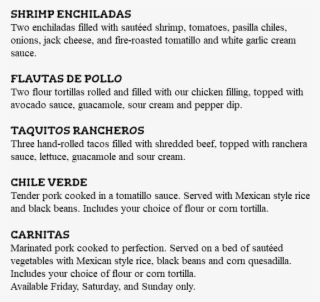 Shrimp Enchiladas Two Enchiladas Filled With Sautéed #7426971