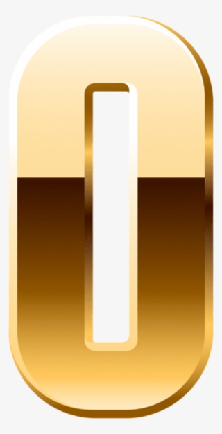 Download Gold Number Zero Png Clipart Png Photo #7432000