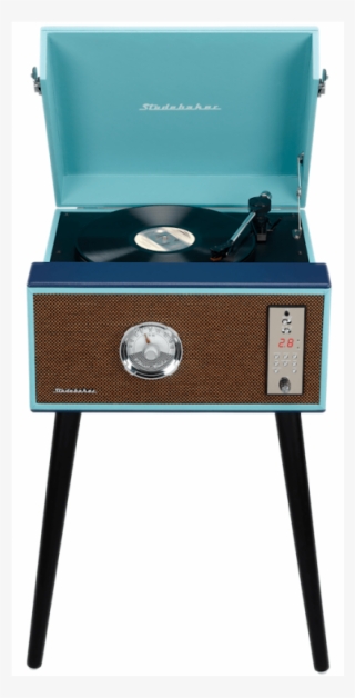 Studebaker Floor Stand Turntable Cd Player Analog Fm #7436386