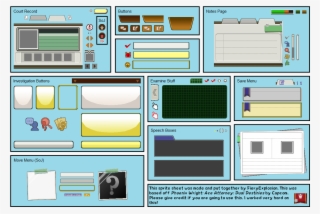 Transparent Textbox Ace Attorney #7437122