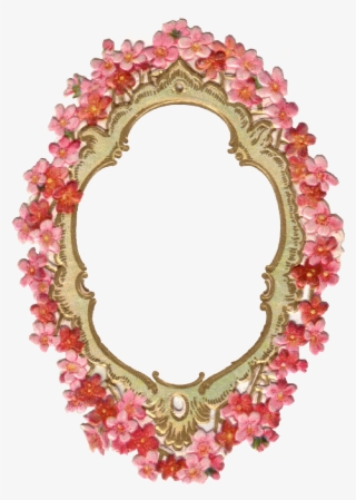 349 Cadre Fleurs Rouge #7437269