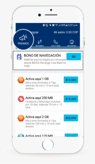 Prepago Tigo Recargar Celular #7439488