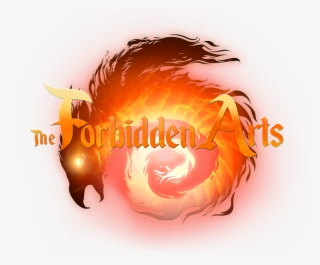 Forbidden Arts Logo Of A Fire Dragon #7443082