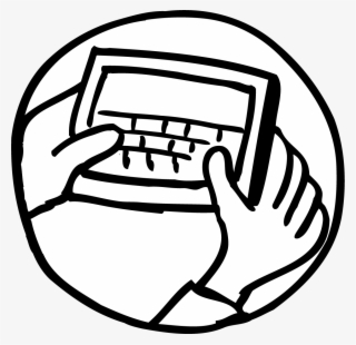 Smart Phone With Two Thumbs #7443455