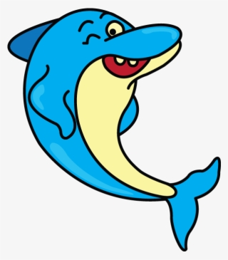 Free Stock Dolphins Drawing Step By #7444524