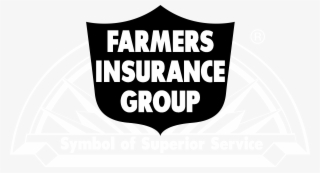 Farmers Ins 1 Logo Black And White #7447072