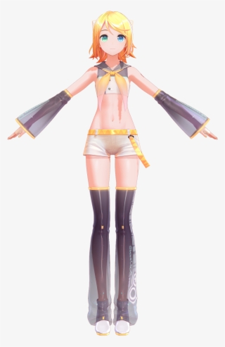 Rin Kagamine 10th Anniversary Model By Yyb #7447115