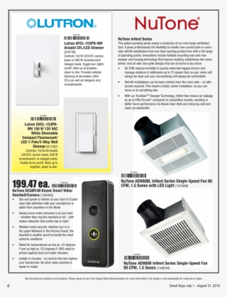 678739 Lutron Aycl 153ph Wh Ariadni Cfl Led Dimmer #7450810
