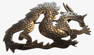 Sterling Silver Dragon Pin Artist Signed #7455765