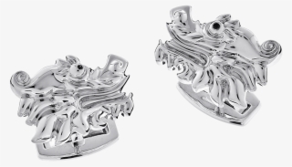 Silver Dragon Cufflinks #7455959